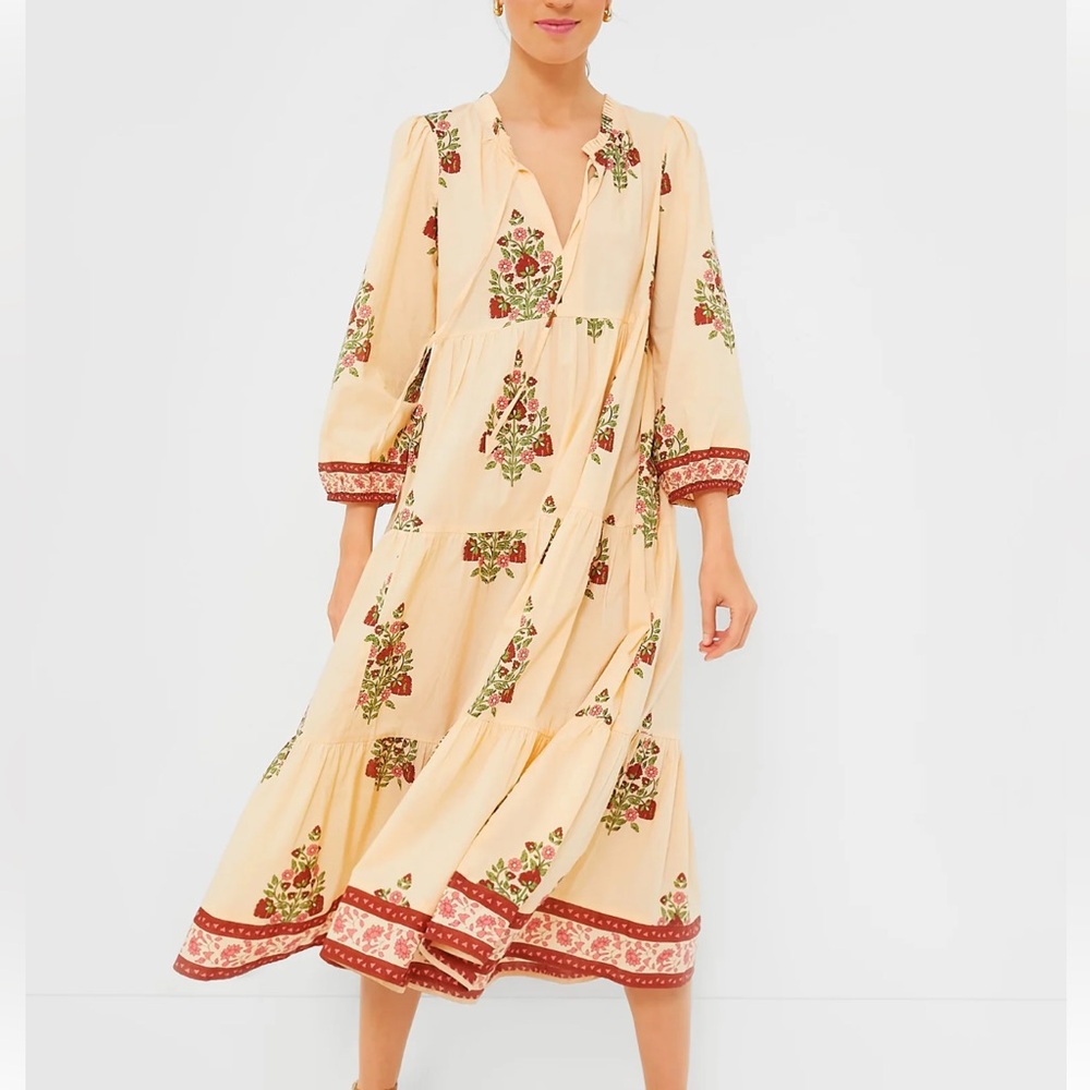 Tuckernuck Blush Chandelier Long Sleeve Salty Paloma Caftan - Picture 8 of 13